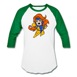 Character #16 Baseball T-Shirt - white/kelly green