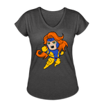 Character #16 Women's Tri-Blend V-Neck T-Shirt - deep heather