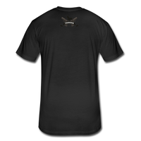 Character #17 Fitted Cotton/Poly T-Shirt by Next Level - black