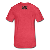 Character #17 Fitted Cotton/Poly T-Shirt by Next Level - heather red