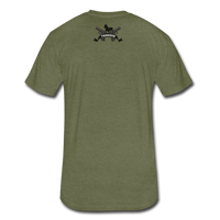 Character #17 Fitted Cotton/Poly T-Shirt by Next Level - heather military green