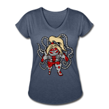 Character #17 Women's Tri-Blend V-Neck T-Shirt - navy heather