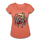 Character #17 Women's Tri-Blend V-Neck T-Shirt - heather bronze