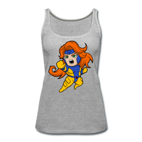 Character #16 Women’s Premium Tank Top - heather gray