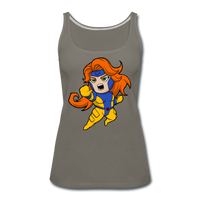 Character #16 Women’s Premium Tank Top - asphalt gray