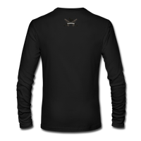 Character #17 Men's Long Sleeve T-Shirt by Next Level - black