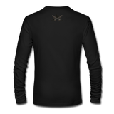 Character #17 Men's Long Sleeve T-Shirt by Next Level - black