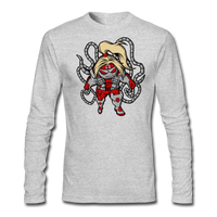 Character #17 Men's Long Sleeve T-Shirt by Next Level - heather gray