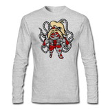 Character #17 Men's Long Sleeve T-Shirt by Next Level - heather gray