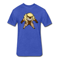 Character #18 Fitted Cotton/Poly T-Shirt by Next Level - heather royal