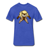 Character #18 Fitted Cotton/Poly T-Shirt by Next Level - heather royal