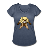 Character #18 Women's Tri-Blend V-Neck T-Shirt - navy heather