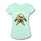 Character #18 Women's Tri-Blend V-Neck T-Shirt - mint