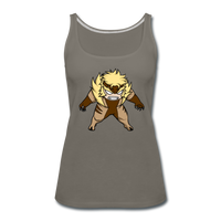 Character #18 Women’s Premium Tank Top - asphalt gray