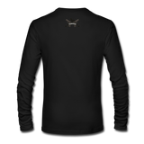 Character #18 Men's Long Sleeve T-Shirt by Next Level - black