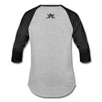 Character #18 Baseball T-Shirt - heather gray/black