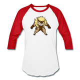 Character #18 Baseball T-Shirt - white/red
