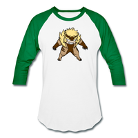 Character #18 Baseball T-Shirt - white/kelly green