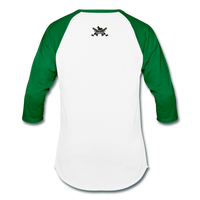 Character #18 Baseball T-Shirt - white/kelly green