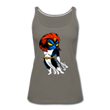 Character #20 Women’s Premium Tank Top - asphalt gray