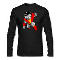 Character #21 Men's Long Sleeve T-Shirt by Next Level - black