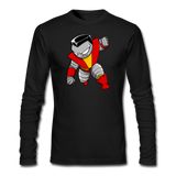 Character #21 Men's Long Sleeve T-Shirt by Next Level - black