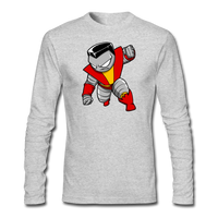 Character #21 Men's Long Sleeve T-Shirt by Next Level - heather gray