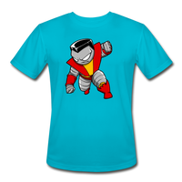 Character #21 Men’s Moisture Wicking Performance T-Shirt - turquoise