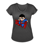 Character #23 Women's Tri-Blend V-Neck T-Shirt - deep heather