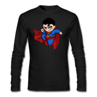 Character #23 Men's Long Sleeve T-Shirt by Next Level - black