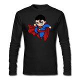 Character #23 Men's Long Sleeve T-Shirt by Next Level - black