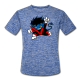Character #24 Men’s Moisture Wicking Performance T-Shirt - heather blue