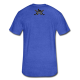 Character #24 Fitted Cotton/Poly T-Shirt by Next Level - heather royal