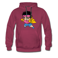 Character #25 Men’s Premium Hoodie - burgundy