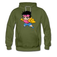 Character #25 Men’s Premium Hoodie - olive green