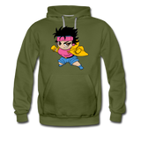 Character #25 Men’s Premium Hoodie - olive green