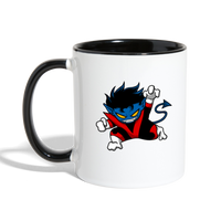 Character #24 Contrast Coffee Mug - white/black