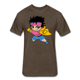 Character #25 Fitted Cotton/Poly T-Shirt by Next Level - heather espresso