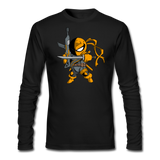 Character #26 Men's Long Sleeve T-Shirt by Next Level - black