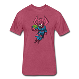 Character #28 Fitted Cotton/Poly T-Shirt by Next Level - heather burgundy