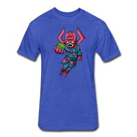 Character #28 Fitted Cotton/Poly T-Shirt by Next Level - heather royal