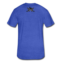 Character #28 Fitted Cotton/Poly T-Shirt by Next Level - heather royal