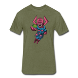 Character #28 Fitted Cotton/Poly T-Shirt by Next Level - heather military green