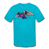 Character #27 Kids' Moisture Wicking Performance T-Shirt - turquoise