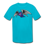 Character #27 Kids' Moisture Wicking Performance T-Shirt - turquoise