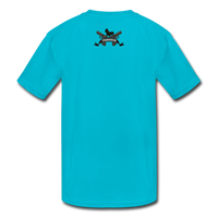 Character #27 Kids' Moisture Wicking Performance T-Shirt - turquoise