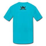 Character #27 Kids' Moisture Wicking Performance T-Shirt - turquoise