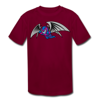 Character #27 Kids' Moisture Wicking Performance T-Shirt - burgundy