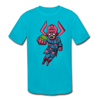 Character #28 Kids' Moisture Wicking Performance T-Shirt - turquoise