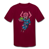 Character #28 Kids' Moisture Wicking Performance T-Shirt - burgundy